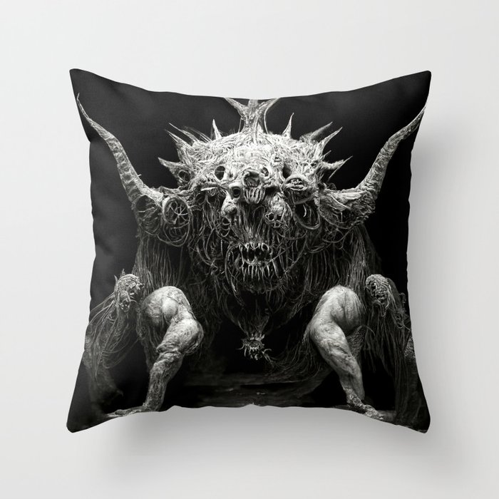 The Soul Eater Throw Pillow