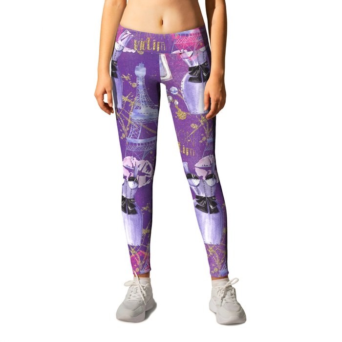 Pink n deals purple leggings