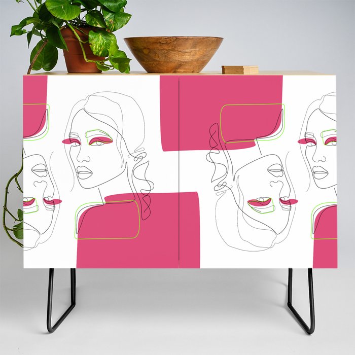 In The Pink Credenza