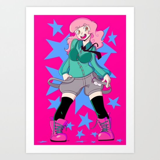 Original :: Magenta Art Print