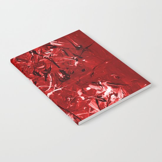 Abstract #446 Red Chaos Notebook
