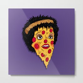 Pizza Minnelli Metal Print