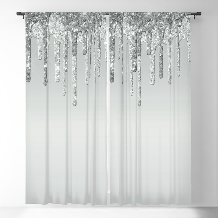 Beatiful Glitter Design Blackout Curtain