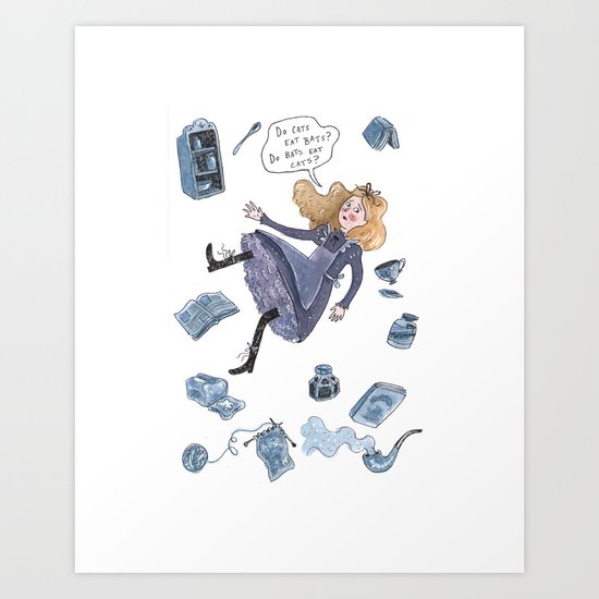 Down the Rabbit Hole Art Print