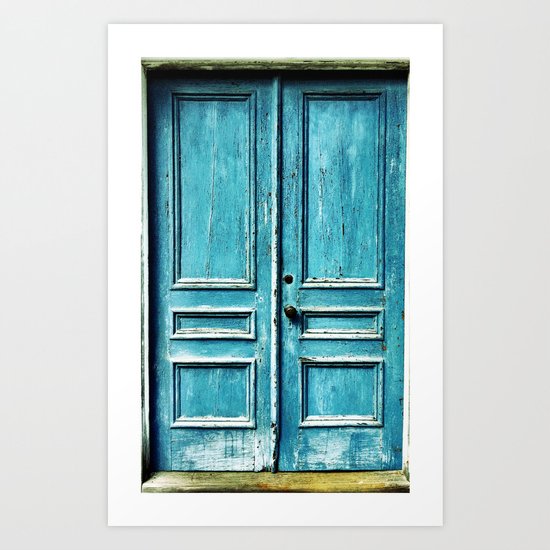 Blue Door Art Print