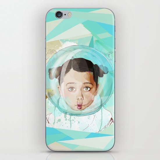 Fish Girl iPhone & iPod Skin