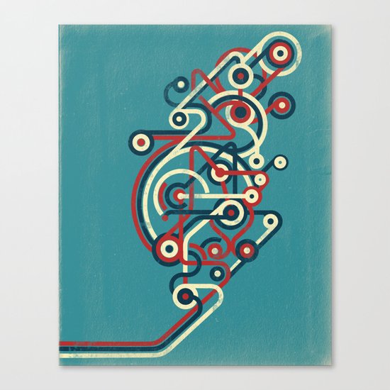 Interconnected Canvas Print