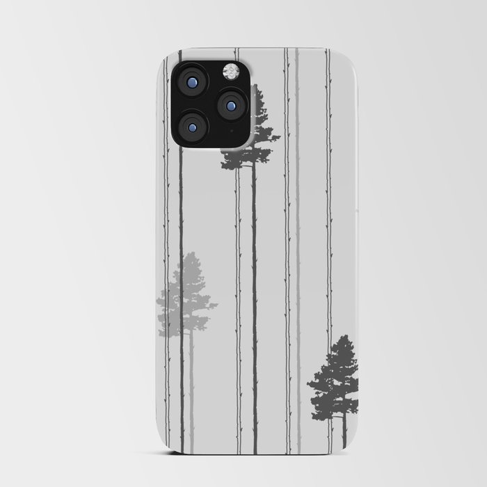 Pine tree forest iPhone Card Case