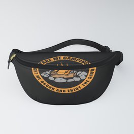 Camping Camper Drinking Outdoor Gift Fanny Pack