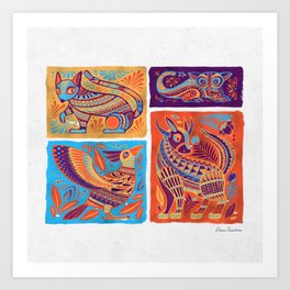 Zentangle Animal Art Prints For Any Decor Style Society6