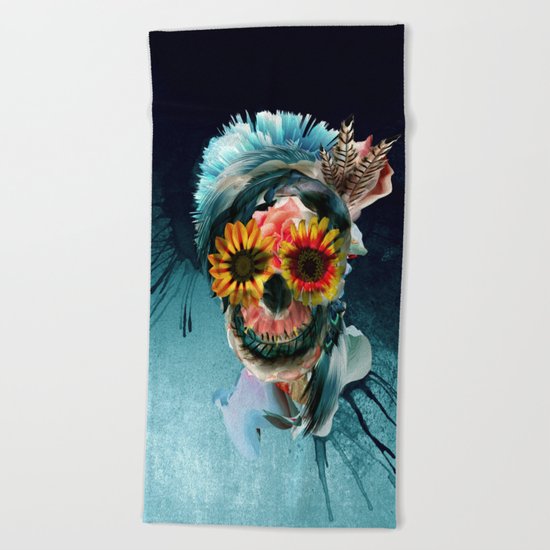 Skull Women Beach Towel