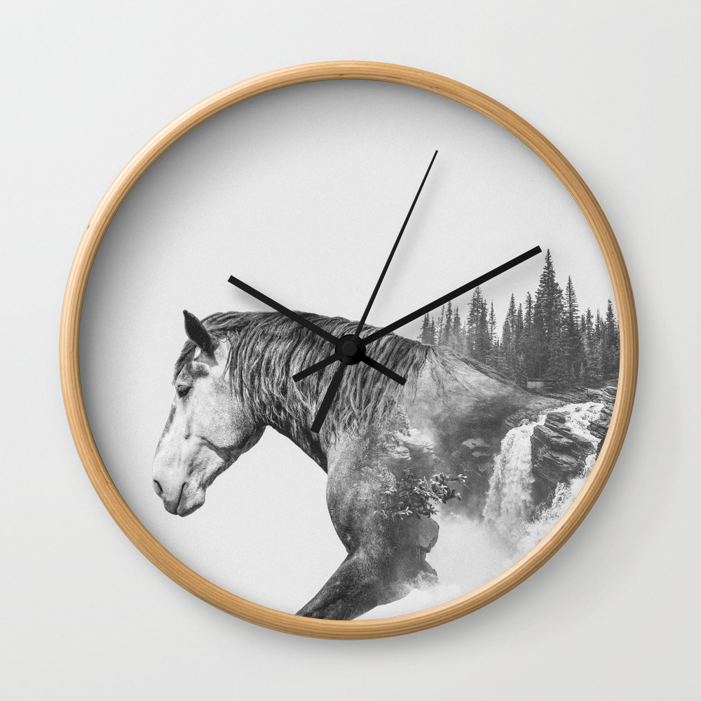 Horse Abstract Photography Art Black And White Animal