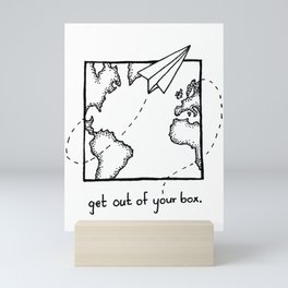 Get out and Travel Mini Art Print