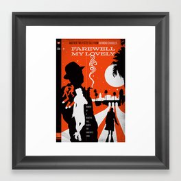 Hardboiled :: Farewell My Lovely :: Raymond Chandler Framed Art Print