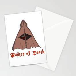 Master of death Stationery Cards