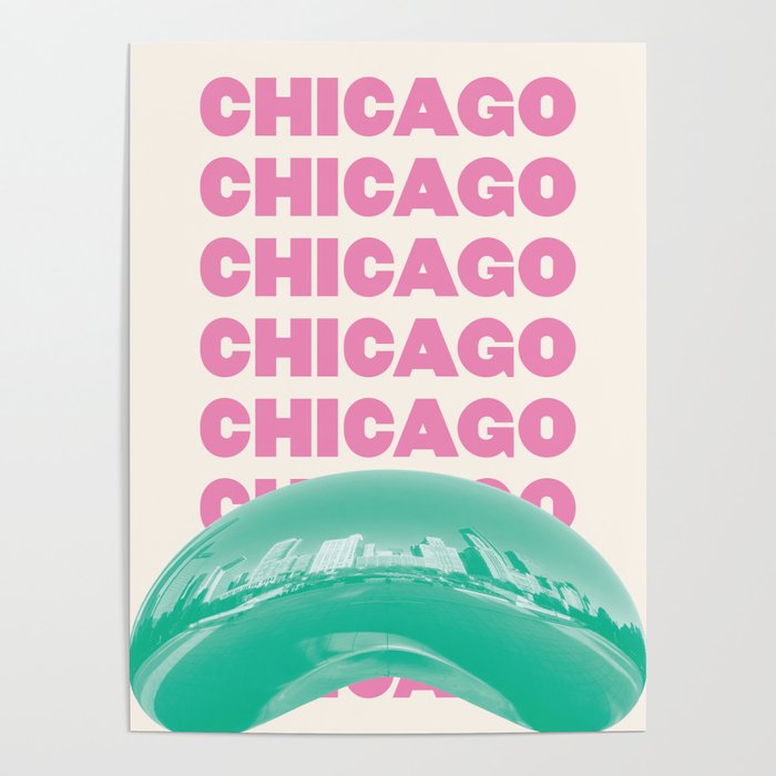 Chicago Bean Poster