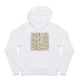 Egyptian hieroglyphs yellow-black color seamless Hoody | Pharaoh, Egypt, Antiquities, Decoration, Graphicdesign, Illustration, Decor, Vintage, Drawing, Background 