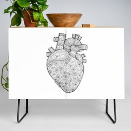 Heart Anatomy organ-mandala Credenza