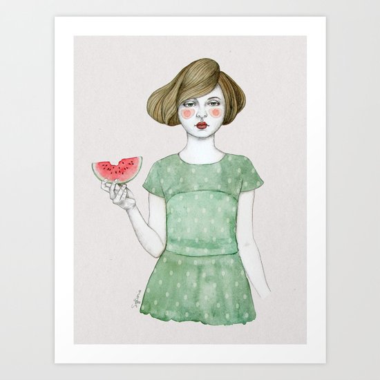 Genevieve Art Print