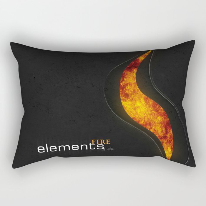 elements | fire Rectangular Pillow