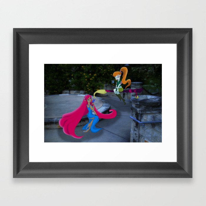 The Witch's Meeting Framed Art Print