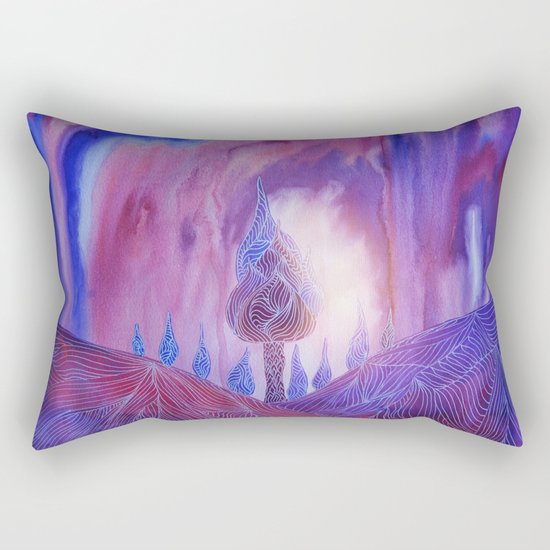 Lines in the mountains VII Rectangular Pillow