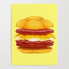Pork Roll, Egg, & Cheese Poster