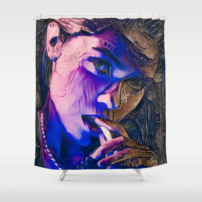 Petrified Smoker Shower Curtain