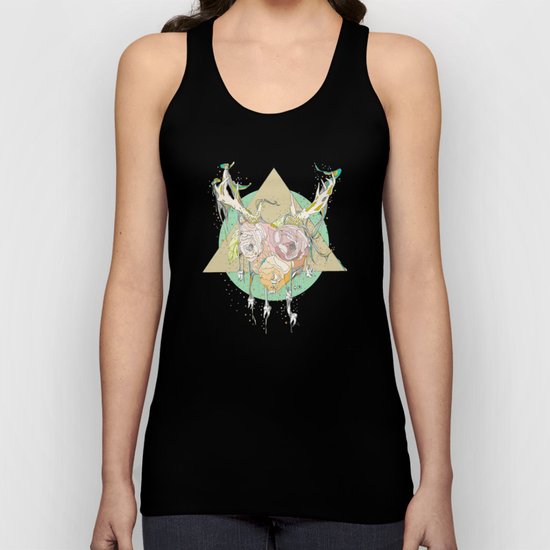 shiny white teeth Unisex Tank Top