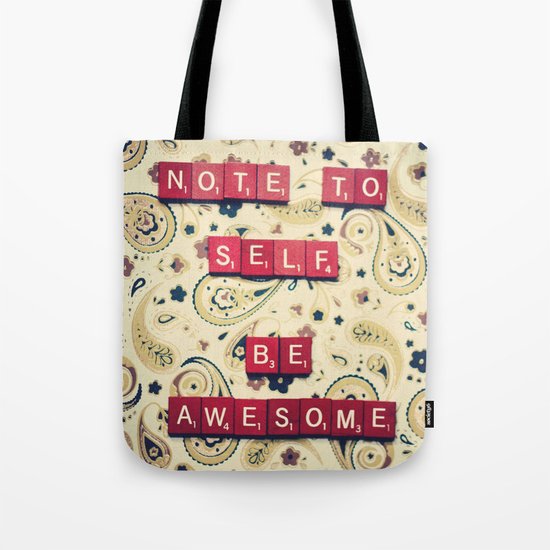 Note to Self Tote Bag