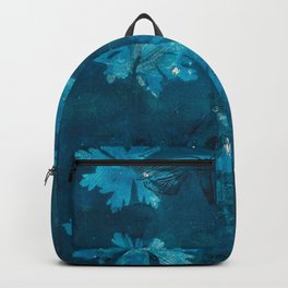 Wild flowers blue - botanical artworks Backpack