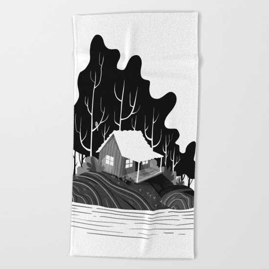 Cabin Beach Towel