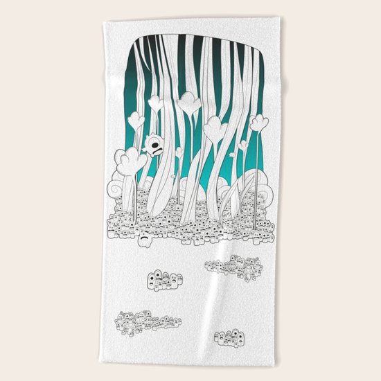 Magic Forest Beach Towel