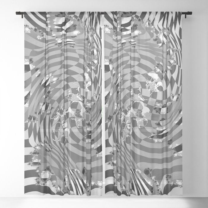 Orders Of Simplicity Series Patterns In Nature Sheer Curtain By
