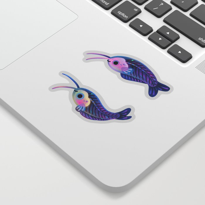 Glass catfish Sticker