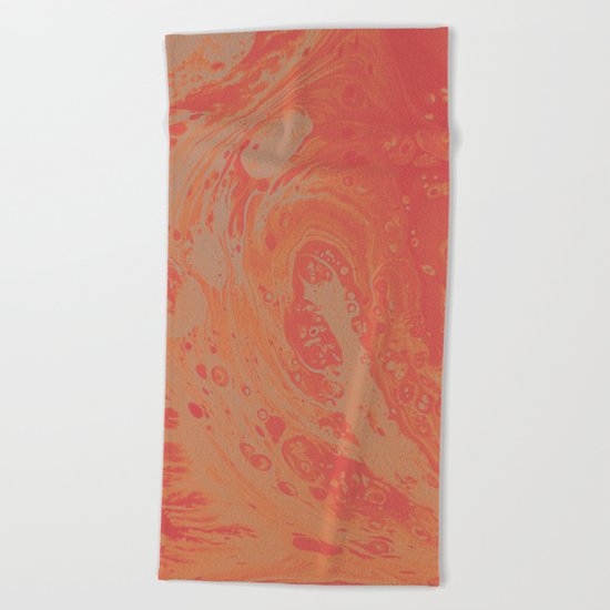 Orange Dream Beach Towel