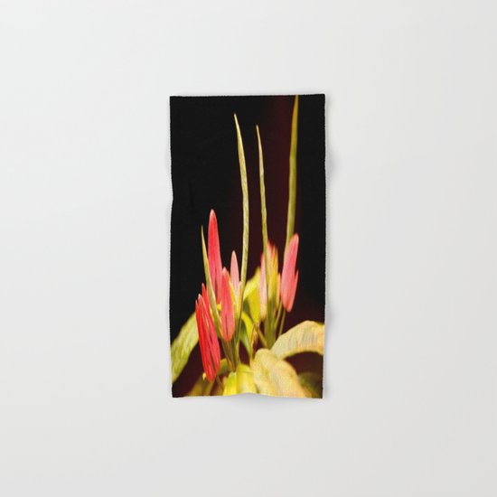 Exotic Colorful Flowers Hand & Bath Towel