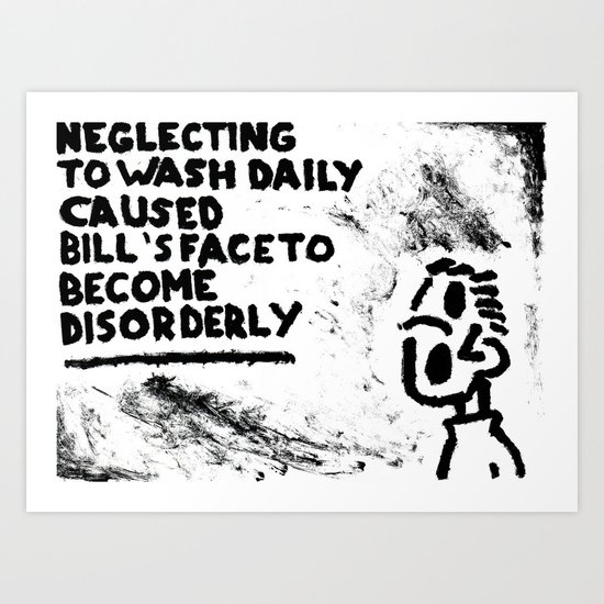 Disorderly Art Print