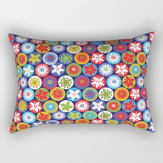Festive Print Rectangular Pillow