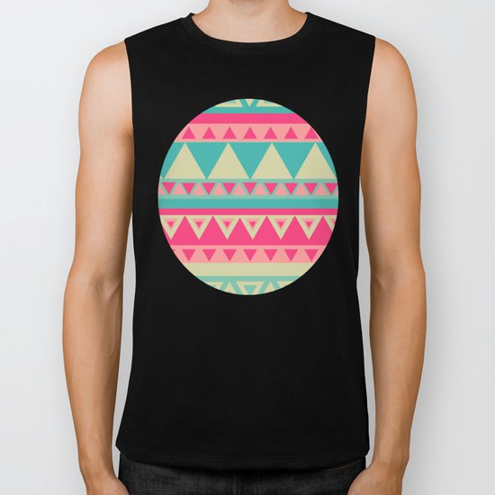 Tropical Tribal Biker Tank