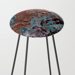 Turquoise Counter Stool