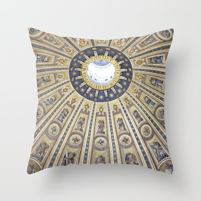 St Peter's Basilica Dome Throw Pillow