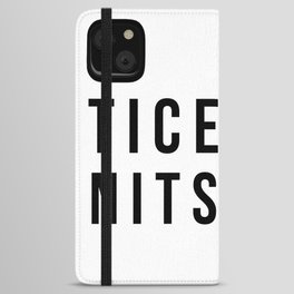 Tice Nits Nice Tits - Hilarious iPhone Wallet Case