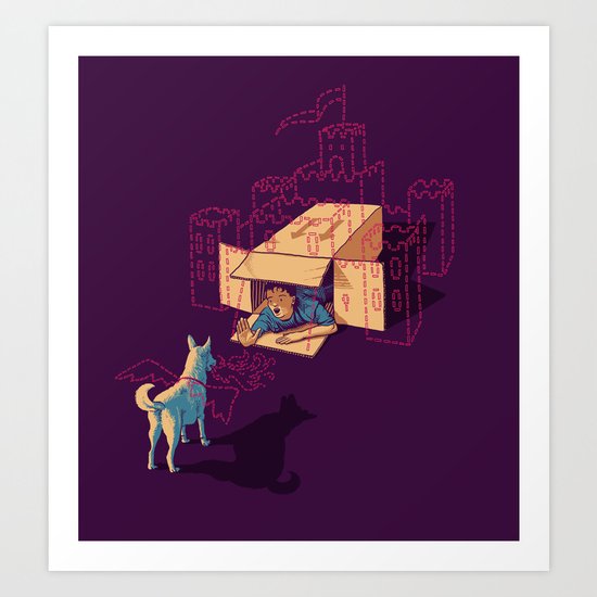 Halt! Who Goes There? Art Print