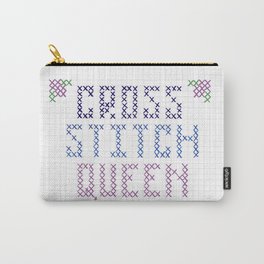 Cross Stitch Queen Carry-All Pouch