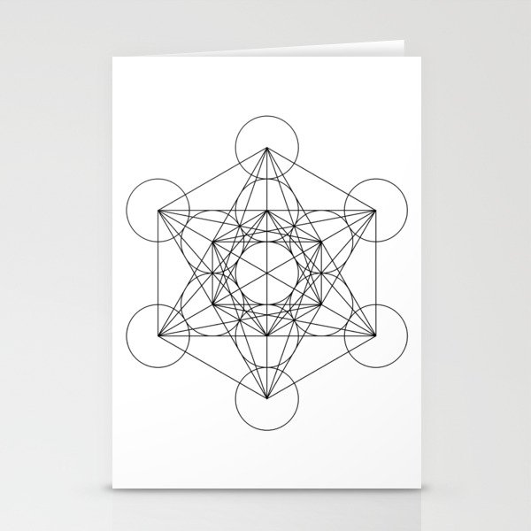 Metatron's cube Stationery Cards