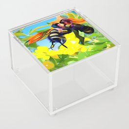 Abstract AI generative ART - Pollinate 4 Acrylic Box