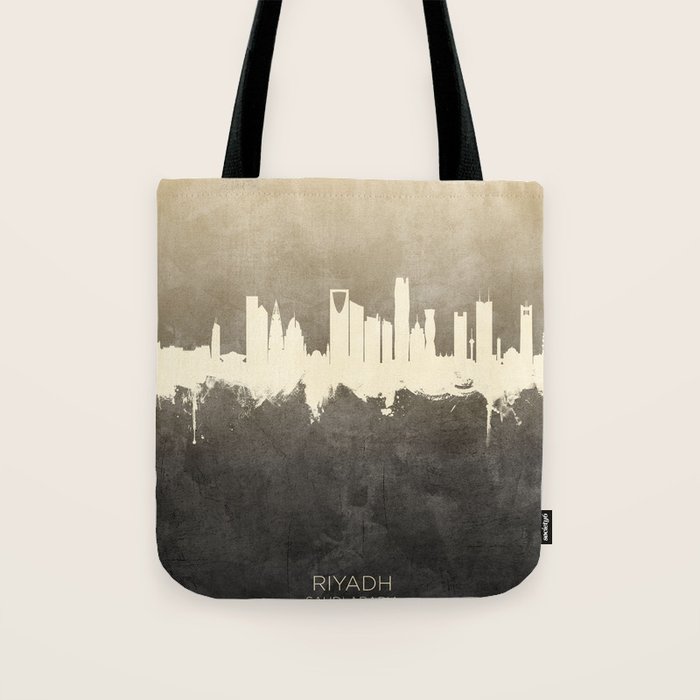 Riyadh Saudi Arabia Skyline Tote Bag by artPause Michael Tompsett