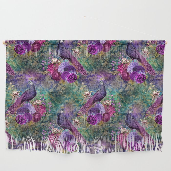 Feather Peacock 27 Wall Hanging