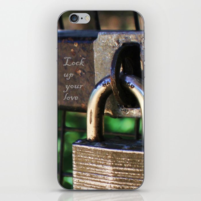 ~Lock Your Love Up and Throw Away the Key~ iPhone Skin